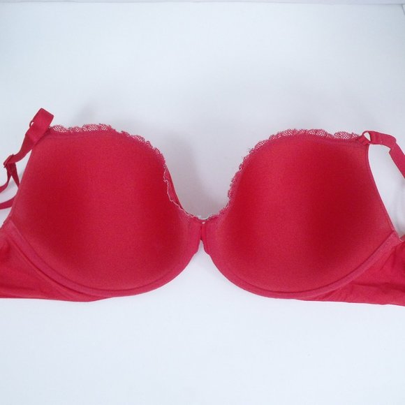 Victoria's Secret Red Lined Demi Bra 38DD - Picture 4 of 6